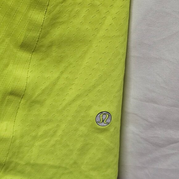 Lululemon Athletica Sporty Tank Top Women Size 10 Thin Neon - Picture 11 of 12